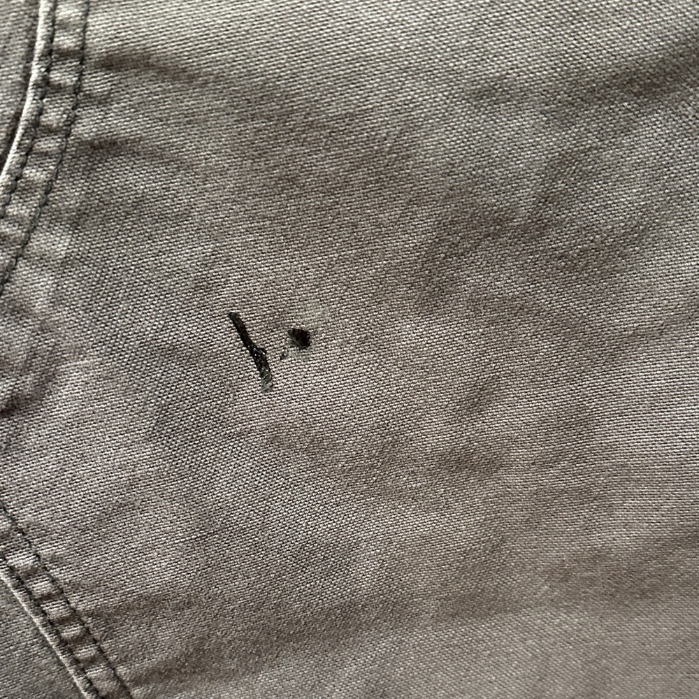 Men's Carhartt Charcoal Cargo Pants - Picture 2 of 8